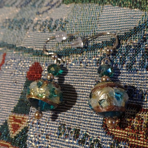 Handcrafted Murano earrings in drop style & 5 color options - Picture 15 of 15